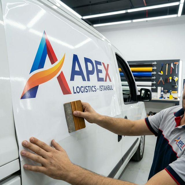 Uygulama Süreci Araç üzerine folyo reklam uygulama aşaması