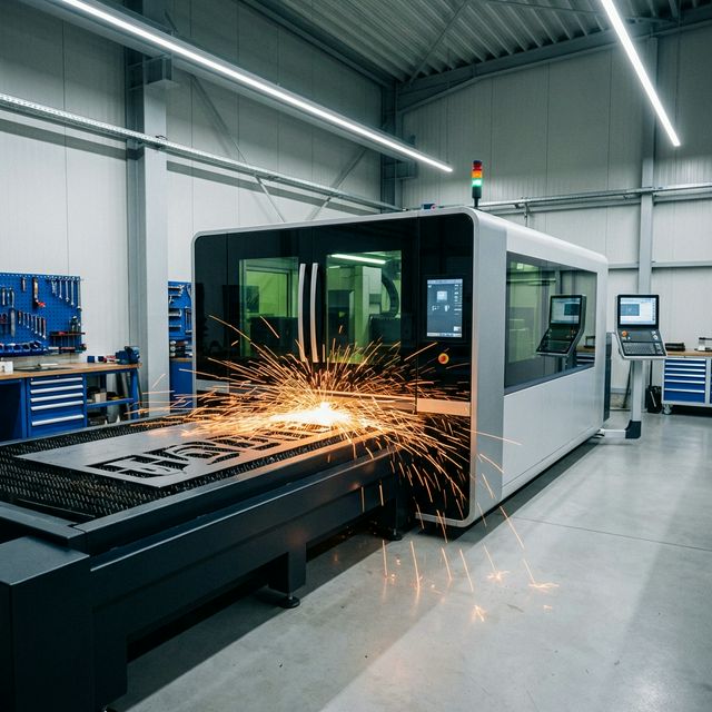 Üretim Süreci Kutu harf yan bant büküm ve lazer kesim süreci