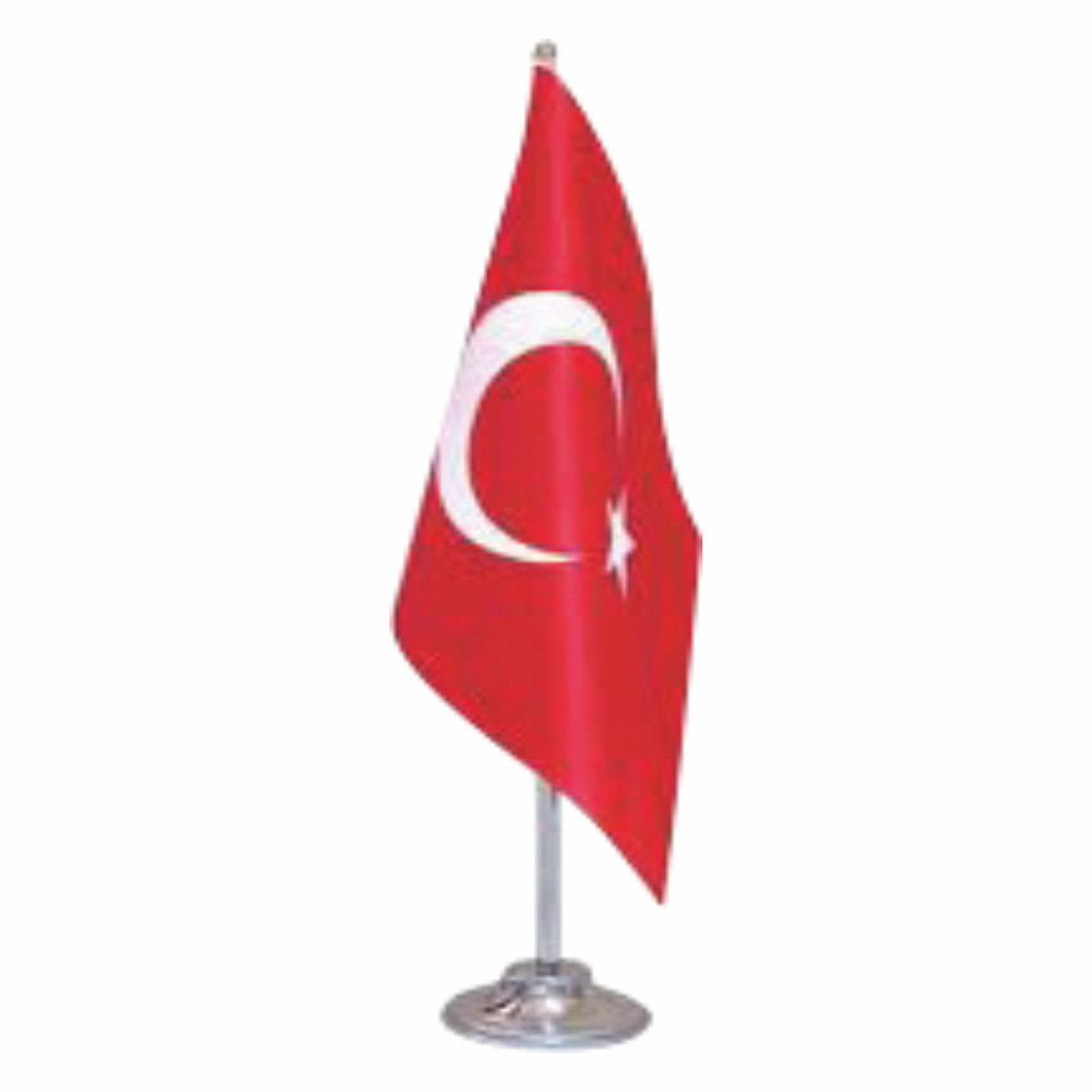 13730 13730 Tekli Masa Bayrağı - Görsel 1