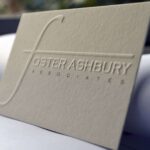 Kabartma Laklı Kartvizit