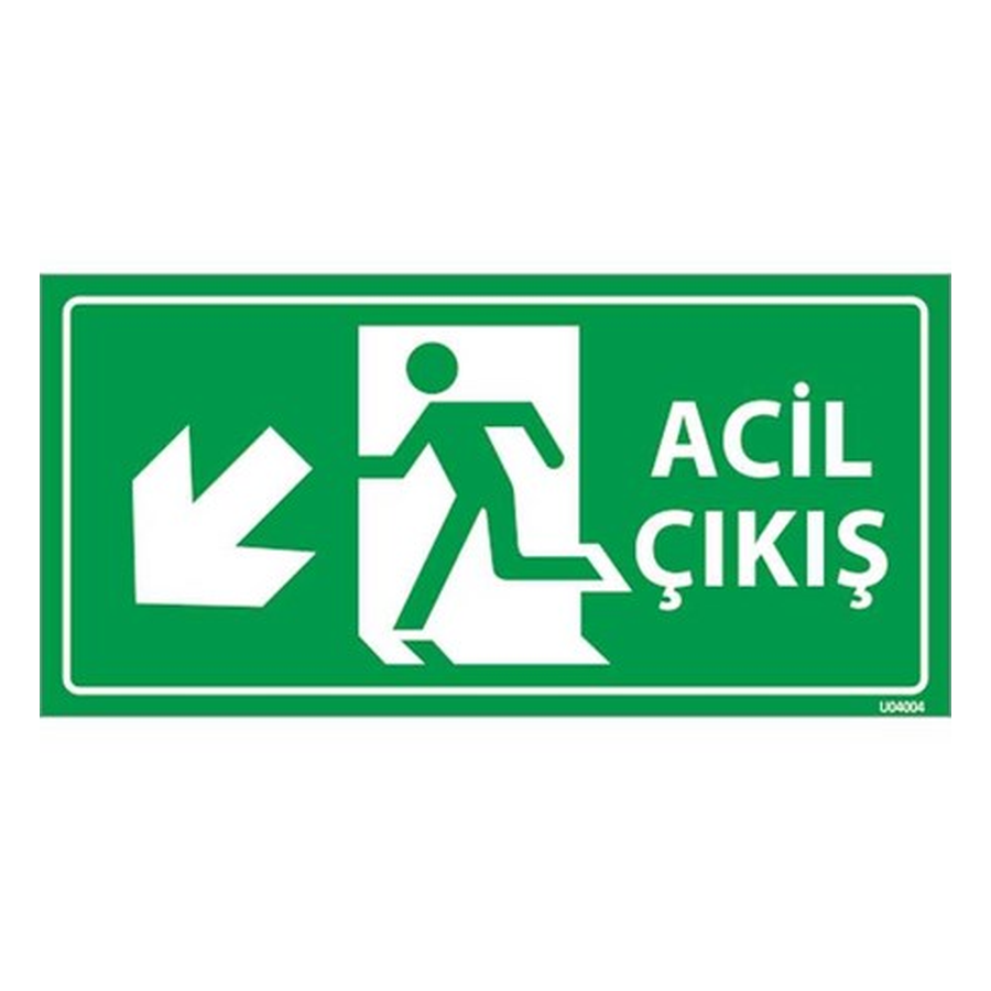 acil-cikis-levhasi-sol-capraz-asagi-yon-900 Acil Çıkış Levhası Sol Çapraz Aşağı Yön — İŞ GÜVENLİĞİ