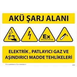 Uyarı levhası iş güvenliği tabelası - Reyhanlı Reklam