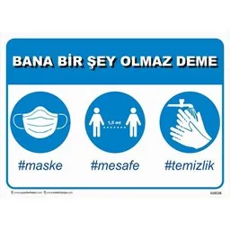 Uyarı levhası iş güvenliği tabelası - Reyhanlı Reklam