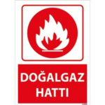 Doğalgaz Hattı Uyarı Levhası