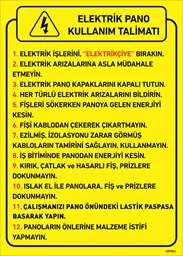 Uyarı levhası iş güvenliği tabelası - Reyhanlı Reklam