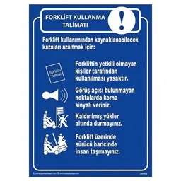 Uyarı levhası iş güvenliği tabelası - Reyhanlı Reklam