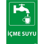 İçme Suyu Uyarı Levhası