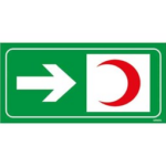 İlk Yardım Dolabı Sağ Ok Uyarı Levhası