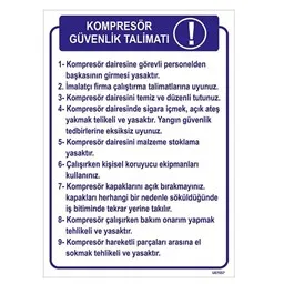 Uyarı levhası iş güvenliği tabelası - Reyhanlı Reklam