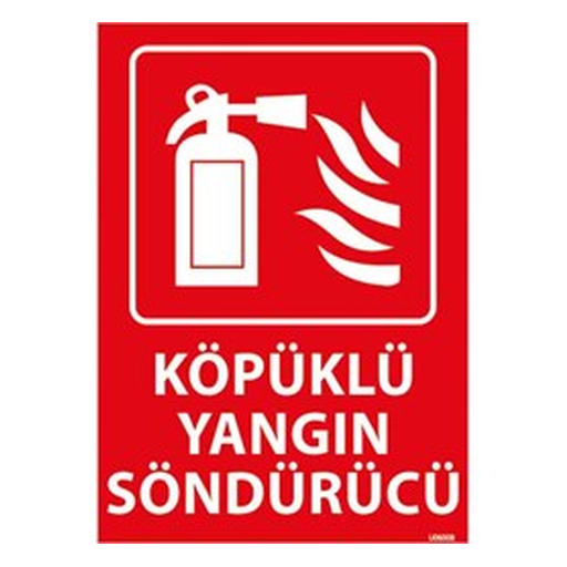 kopuklu-yangin-sondurucu-uyari-levhasi-512 Köpüklü Yangın Söndürücü Uyarı Levhası — İŞ GÜVENLİĞİ