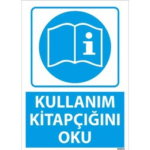Kullanım Kitapçığını Oku Uyarı Levhası