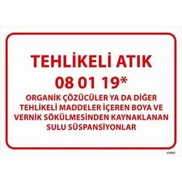 Uyarı levhası iş güvenliği tabelası - Reyhanlı Reklam
