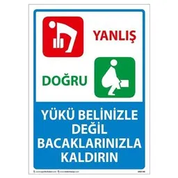 Uyarı levhası iş güvenliği tabelası - Reyhanlı Reklam