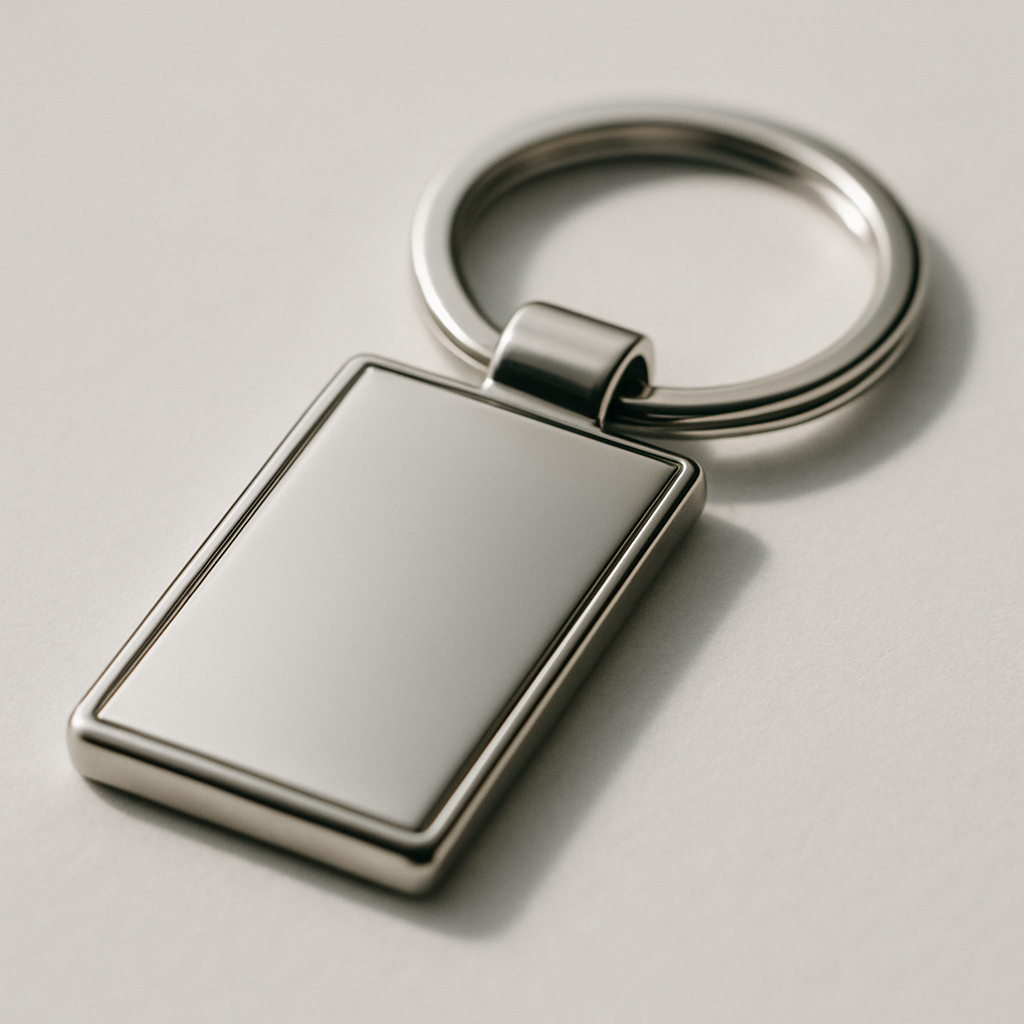 Logo Baskılı Metal Anahtarlık Logo Baskılı Metal Anahtarlık
