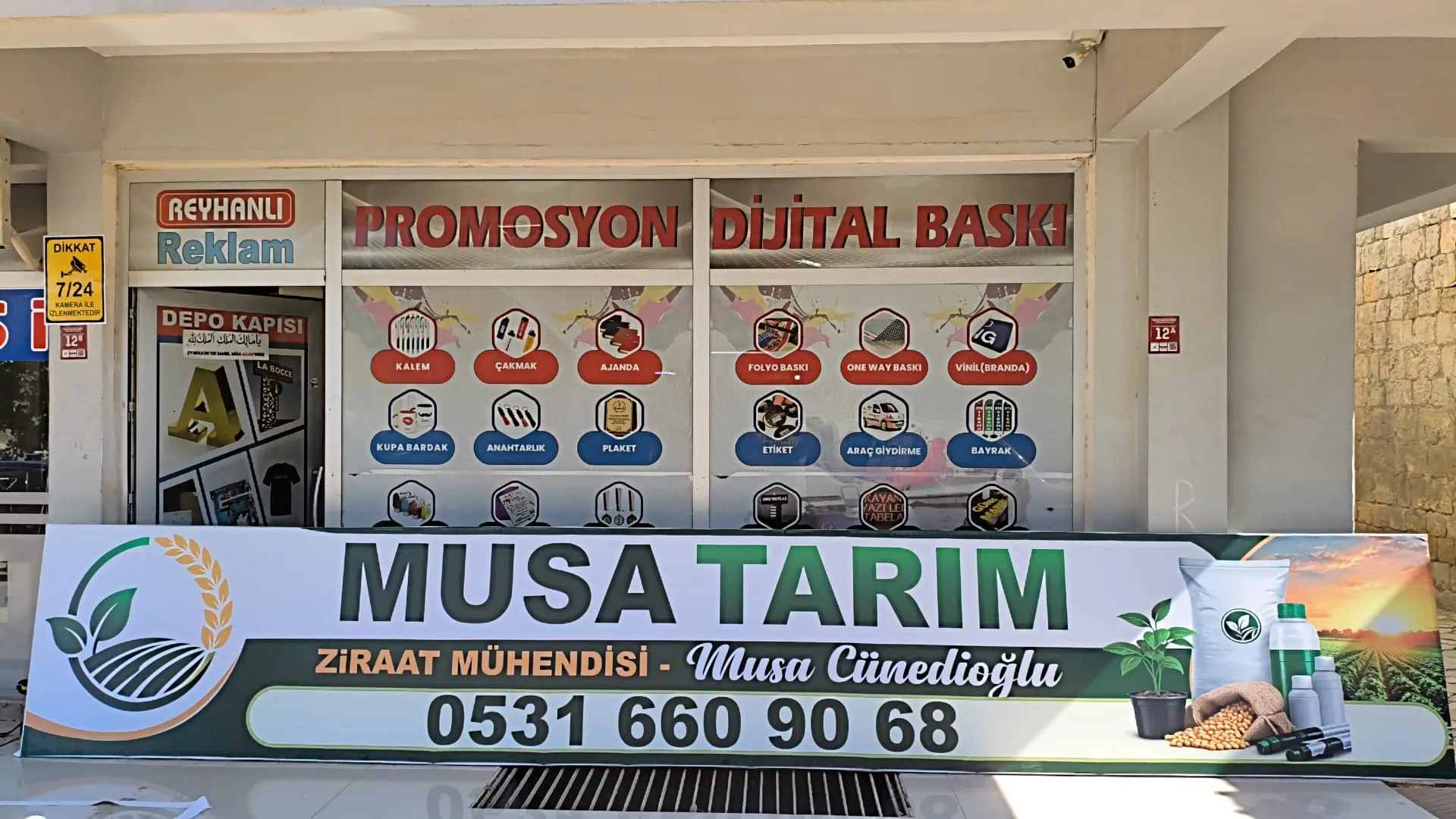 Musa Tarım germe tabela Reyhanlı