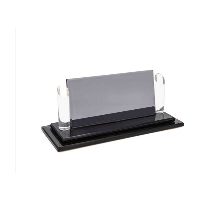 Siyah Camlı Kristal Masa İsimliği K-075 Siyah Camlı Kristal Masa İsimliği K-075 - Görsel 1