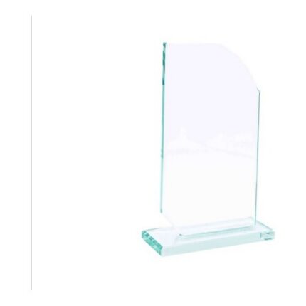 Düz kenarlı dikdörtgen kristal plaket K-204