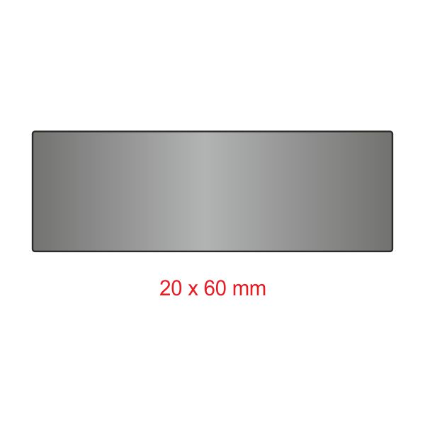 14108 Metal Etiket Gümüş 2x6 cm 14108 Metal Etiket Gümüş 2x6 cm